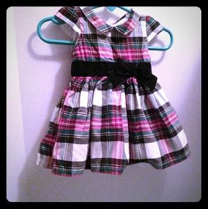 Baby Girl Plaid Dress Size 3 Months